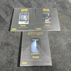 Star Wars Original Trilogy Movie Script Library Set, Collector's Editions Sealed
